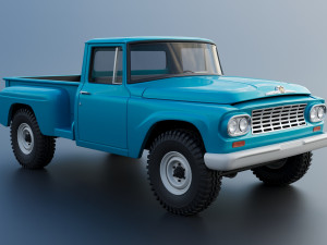 International Pickup C120 1962 Modello di stampa 3D