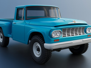 International Pickup C120 1962 Modello di stampa 3D