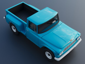 International Pickup C120 1962 Modello di stampa 3D