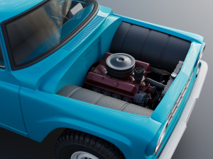 International Pickup C120 1962 Modello di stampa 3D