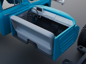 International Pickup C120 1962 Modello di stampa 3D