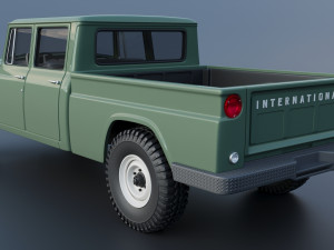International Pickup C120 Crew Cab 1962 Modelo de Impressão 3D
