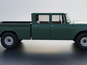 International Pickup C120 Crew Cab 1962 Modelo de Impressão 3D