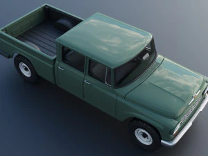 International Pickup C120 Crew Cab 1962 3D Print Model