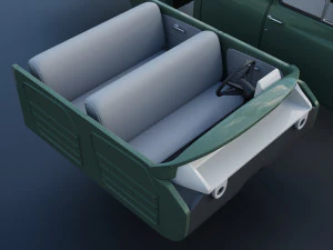 International Pickup C120 Crew Cab 1962 3D Print Model