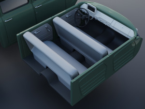 International Pickup C120 Crew Cab 1962 Modelo de Impressão 3D