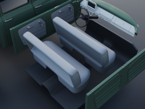 International Pickup C120 Crew Cab 1962 Modelo de Impressão 3D
