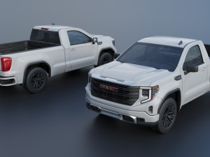 GMC Sierra 1500 Regular Cab 2024 Modelo de impresión 3D