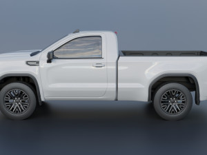 GMC Sierra 1500 Regular Cab 2024 Modelo de impresión 3D