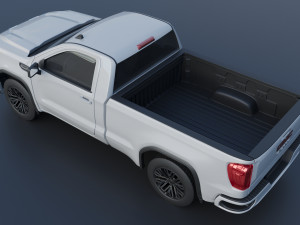 GMC Sierra 1500 Regular Cab 2024 Modelo de impresión 3D