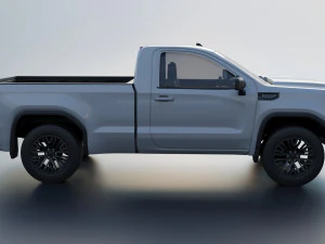 GMC Sierra 1500 Regular Cab 2024 3D Print Model