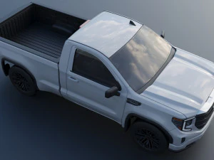 GMC Sierra 1500 Regular Cab 2024 3D Print Model