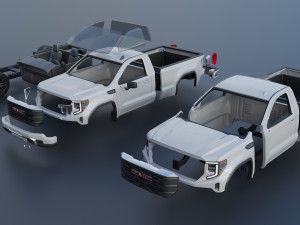 GMC Sierra 1500 Regular Cab 2024 Modelo de impresión 3D