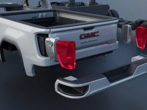 GMC Sierra 1500 Regular Cab 2024 3D Print Model