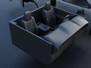 GMC Sierra 1500 Regular Cab 2024 3D Print Model