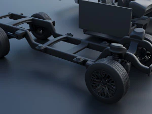 GMC Sierra 1500 Regular Cab 2024 3D Print Model
