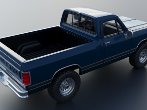 Dodge Ram W150 1987 Model Cetak 3D