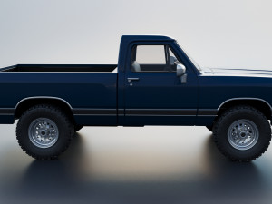 Dodge Ram W150 1987 Model Cetak 3D