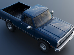 Dodge Ram W150 1987 Model Cetak 3D
