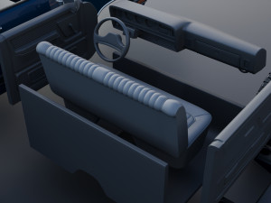 Dodge Ram W150 1987 Model Cetak 3D