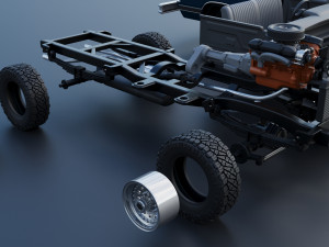 Dodge Ram W150 1987 Model Cetak 3D