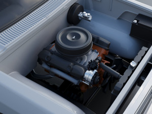 Dodge Ram W350 Crew Cab 1985 Modelo de Impressão 3D