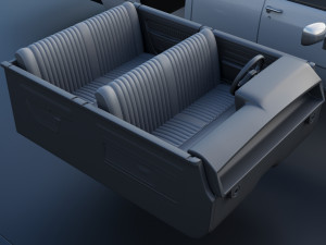 Dodge Ram W350 Crew Cab 1985 Modelo de Impressão 3D