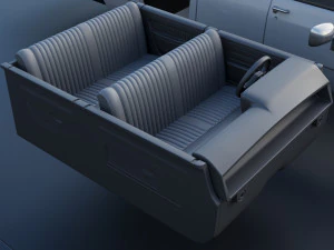 Dodge Ram W350 Crew Cab 1985 3D Print Model