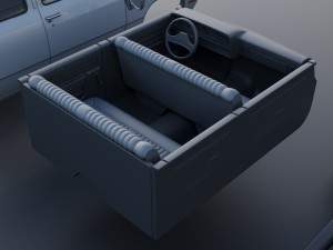 Dodge Ram W350 Crew Cab 1985 Modelo de Impressão 3D