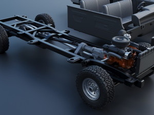 Dodge Ram W350 Crew Cab 1985 Modelo de Impressão 3D