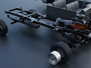 Dodge Ram W350 Crew Cab 1985 Modelo de Impressão 3D