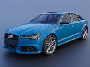 Audi S6 2016 3D Print Model