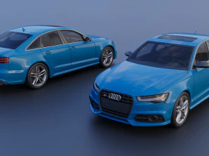 Audi S6 2016 Model do druku 3D