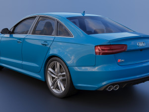 Audi S6 2016 3D-printmodel
