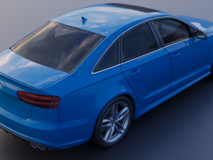 Audi S6 2016 3D-printmodel