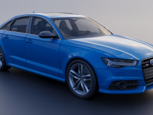 Audi S6 2016 3D-printmodel