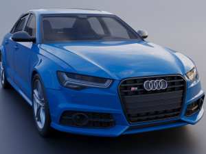 Audi S6 2016 3D-printmodel