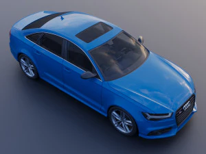 Audi S6 2016 Model do druku 3D