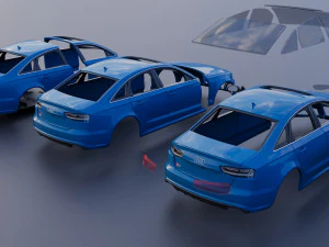 Audi S6 2016 Model do druku 3D
