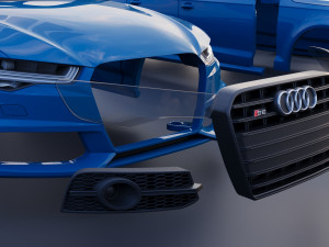 Audi S6 2016 3D-printmodel