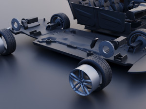 Audi S6 2016 3D-printmodel