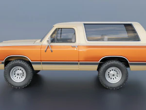 Dodge Ramcharger 1987 3D Print Model