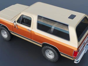 Dodge Ramcharger 1987 3D Print Model