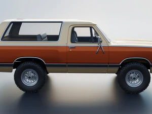 Dodge Ramcharger 1987 3D Print Model