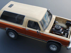 Dodge Ramcharger 1987 3D Print Model