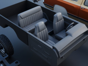 Dodge Ramcharger 1987 3D 프린트 모델