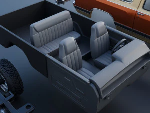 Dodge Ramcharger 1987 3D Print Model