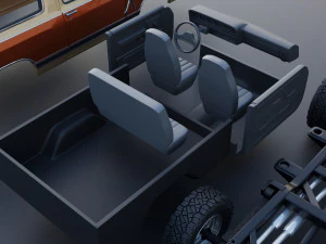 Dodge Ramcharger 1987 3D Print Model