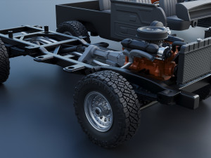 Dodge Ramcharger 1987 3D 프린트 모델