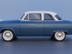 Hudson Jet Coupe 1953 3D 프린트 모델